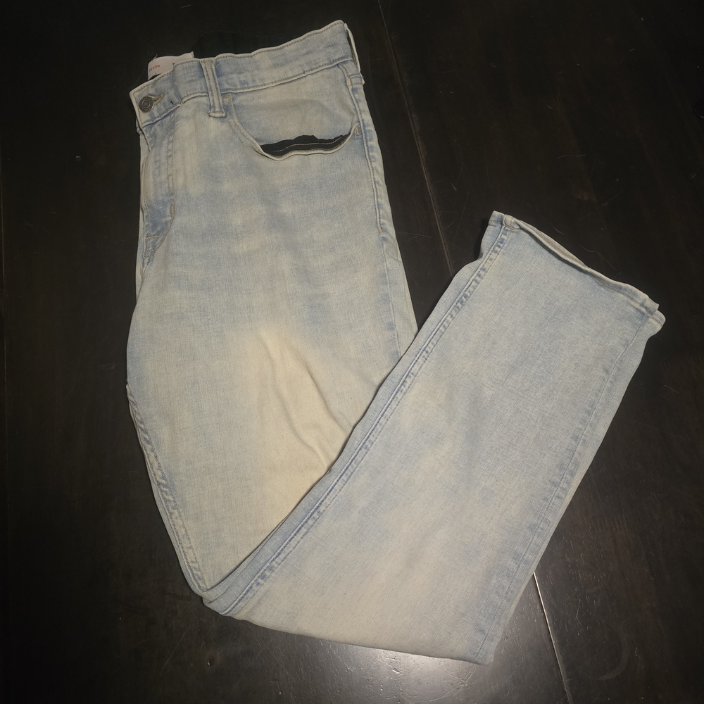 Old Navy Blue Slim Jeans with Faded Look